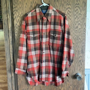 Pendleton Wool Flannel Shirt‎ 15.5
